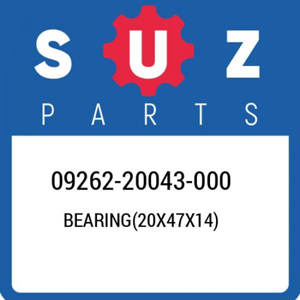 09262-20043-000 Suzuki Bearing(20x47x14) 0926220043000, New Genuine OEM Part #1 image