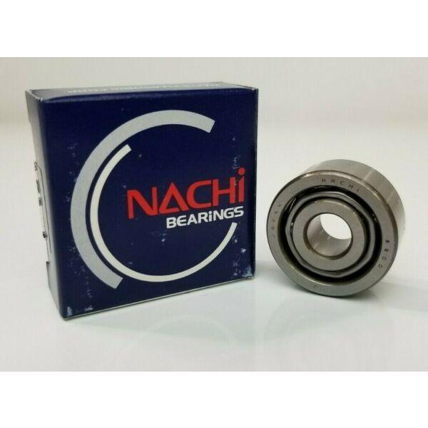 Nachi 5200, Angular Contact Ball Bearing, Open,10mm ID x 30mm OD x 14.3mm WIDE #1 image