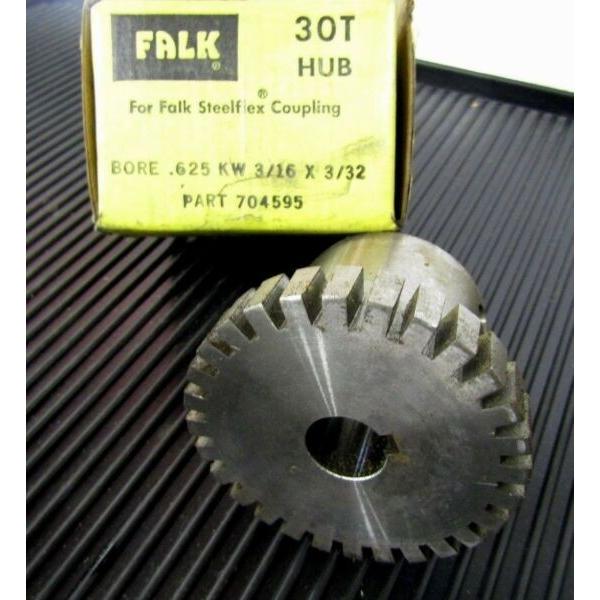 Falk Rexnord 1030T 30T Steel Flex Coupling Hub 0704595 .625" 5/8" Keyed Bore #1 image