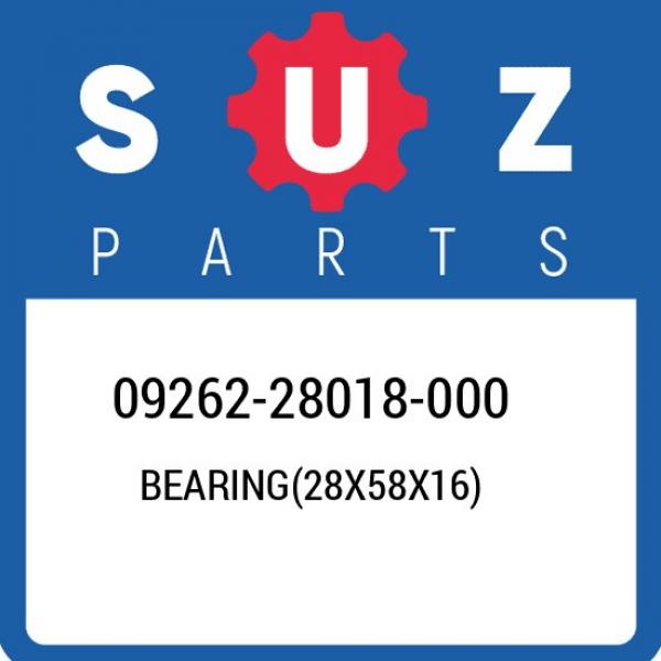 09262-28018-000 Suzuki Bearing(28x58x16) 0926228018000, New Genuine OEM Part #1 image
