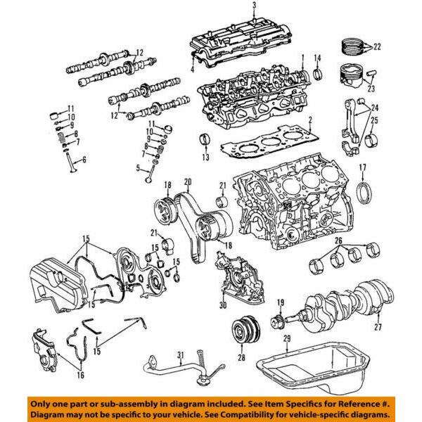 11701-62022-01 Toyota Bearing, crankshaft 117016202201, New Genuine OEM Part #1 image